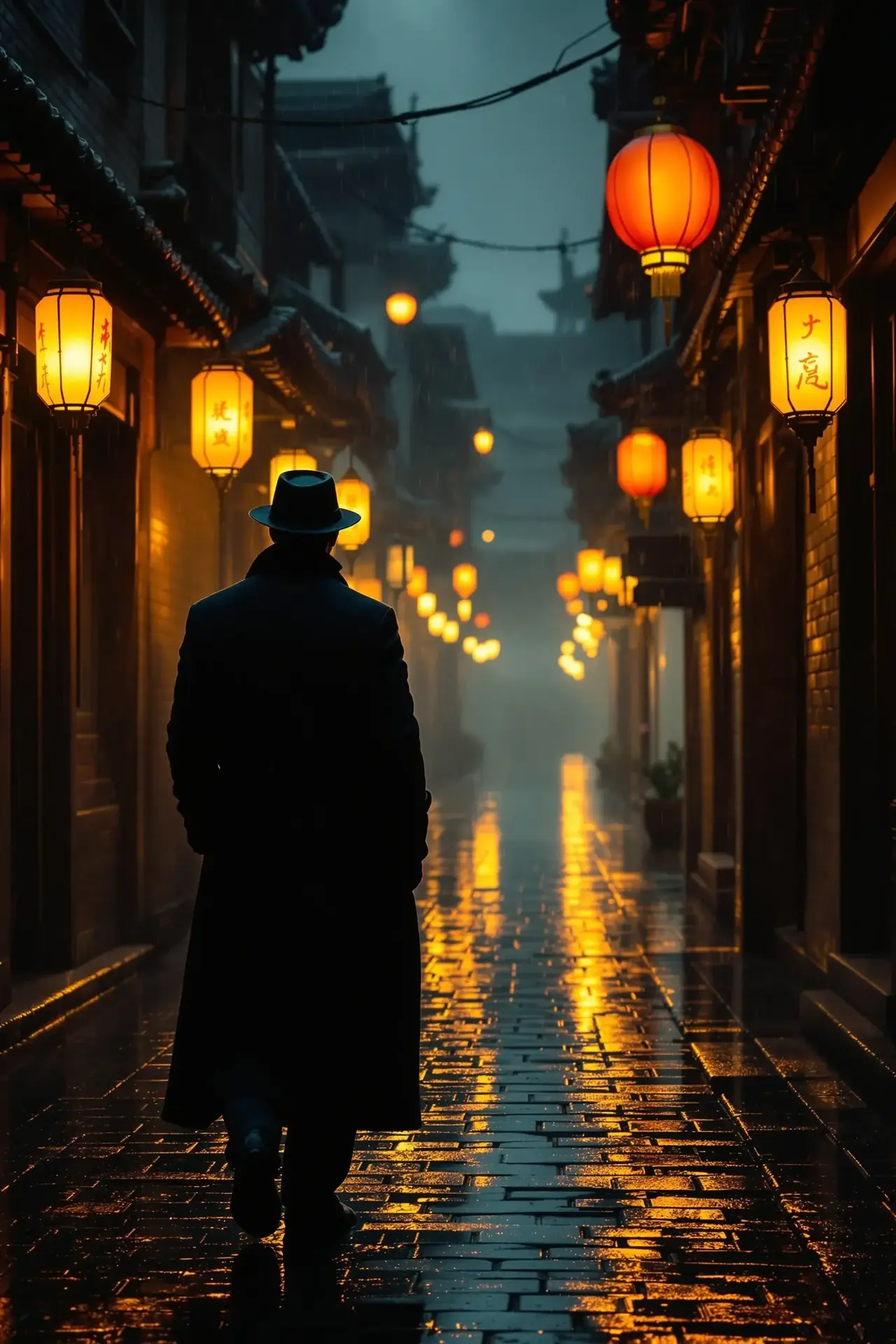古城夜雨